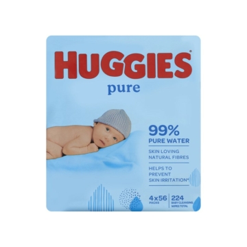 Huggies® BW Pure Quad (4x56 db /csomag)