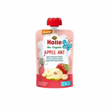 Holle Bio Apple Ant -alma, banán és körtével 100g