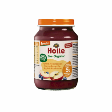 Holle bio bébiétel alma-feketeáfonya 190 g