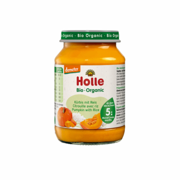 Holle bio bébiétel sütőtök-rizzsel 190 g