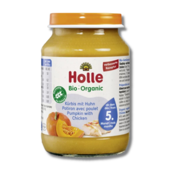 Holle Bio Sütőtök csirkehússal 190g