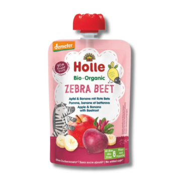 Holle Bio Zebra Beet -alma, banán és céklával 100g