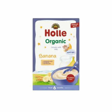Holle bio banános tejkása 250 g