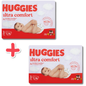 HUGGIES® Ultra Comfort 3-as méretű pelenka csomag