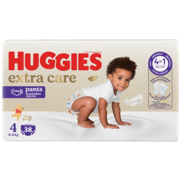 Huggies® Extra Care Pants 4-es méretű bugyipelenka (9-14 kg) 38 db