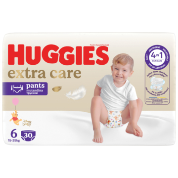 Huggies® Extra Care Pants 6-os méretű bugyipelenka (15-25 kg) 30 db
