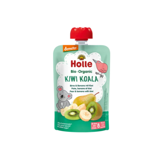 Holle tasakos gyümölcspüré Kiwi Koala demeter 100g