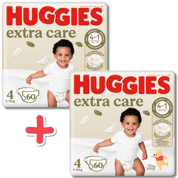 Huggies® Extra Care 4-es méretű pelenka csomag