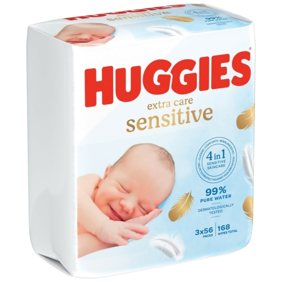 Huggies BW Pure Extra Care Sensitive Triplo(56x3)x4