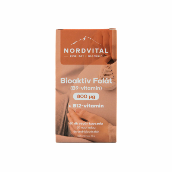Nordvital B9 (folát) - vitamin 800 mcg 60 db kapszula